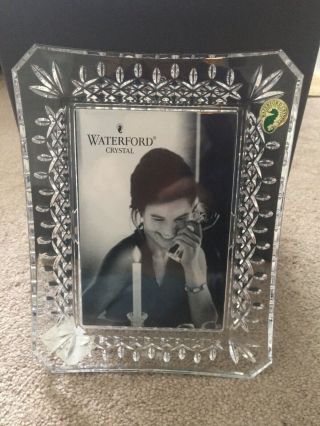 Waterford Crystal Lismore 4 " X 6 " Picture Photo Frame 108049 Pre - Owned -
