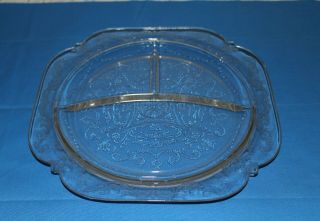 Federal Depression Glass Madrid Grill Plate - Set Of 4