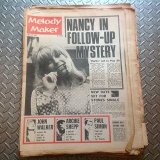 Melody Maker 1966 April 30 David Bowie The Small Faces Nancy Sinatra