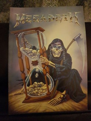 Megadeth Countdown To Extintion Tour Programme