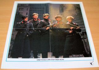 Frankie Goes To Hollywood Rare Promo Poster " Only Fools Can Stop Them Now " 1984