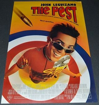 The Pest 1996 Double - Sided 27x40 Movie Poster John Leguizamo Comedy