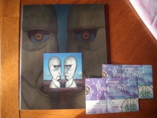 Pink Floyd The Division Bell Tour Programme 1994 Two Earls Court Tickets Stubs