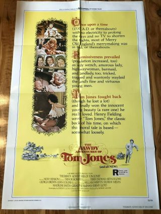 1 - Sheet Poster 27x41: The Bawdy Adventures Of Tom Jones (1976)