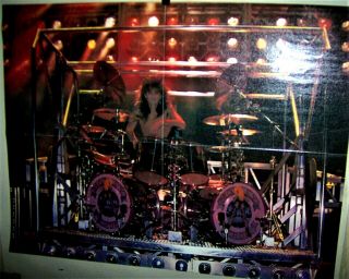 Motley Crue Tommy Lee Rolling Drum Cage Full Color Poster Girls Girls Girls Cool