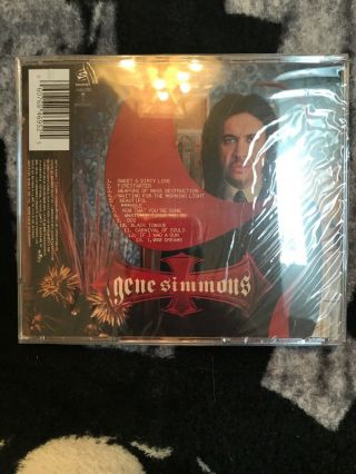 Gene Simmons Out Of Print Alternate Cover Hole CD KISS solo Album 2