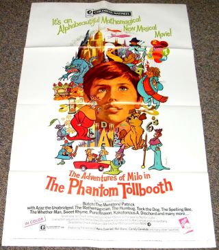 The Phantom Tollbooth 1971 Orig Movie Poster Butch Patrick (tv 