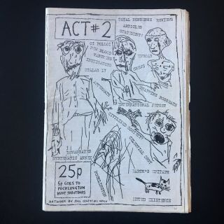 Act No 2 1986 Punk Fanzine Liquidated Brains Varukers Oi Polloi Stalag 17 Uproar
