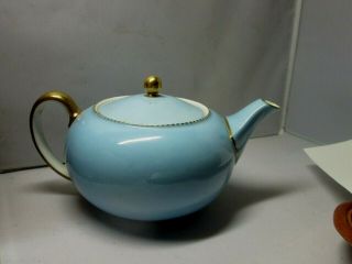 Wedgwood Porcelain April Blue 4 Cup Tea Pot