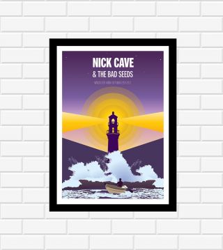 Nick Cave Concert Poster
