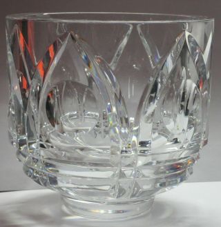 Orrefors Scandinavian Art Glass Crystal Candy Dish - Deep Bowl A 4386 - 121