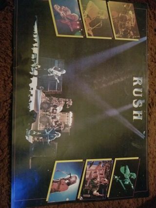 Rush Live In Concert Poster