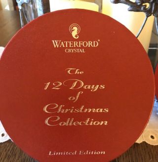 Waterford Crystal Bell - Limited Edition - 12 Days Of Christmas - 3 French Hens