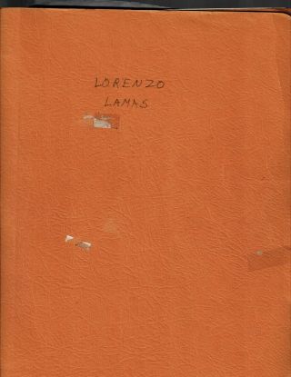 Scrapbook/folder - Lorenzo Lamas - Articles - Mag Photos Etc - Thin Medium