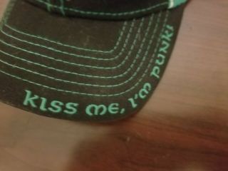 Green Day Fitted Hat Kiss Me I ' m Punk 2