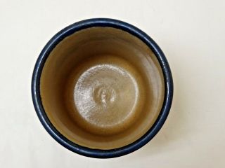 (1) MONROE SALT MSW Pottery - Northern Fruit Utensil Jar Open Crock 6x6 4