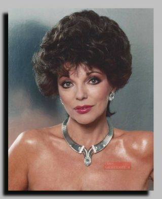 Hv - 0791 Actress And Sex - Symbol Joan Collins Great Rare 8x10 Photo Brunette