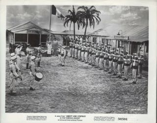Abbott And Costello In The Foreign Legion 8x10 Black & White Movie Photo 43