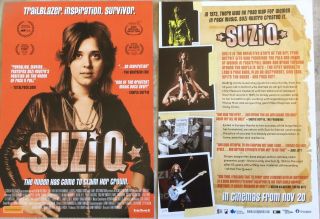 Promotional Movie Flyer Suziq Suzi Quatro Not A Dvd