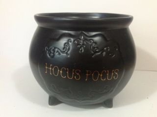 Halloween Rae Dunn Magenta Hocus Pocus Ceramic Witchs Cauldron Candy Bowl