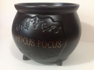 Halloween Rae Dunn Magenta Hocus Pocus Ceramic Witchs Cauldron Candy Bowl 5