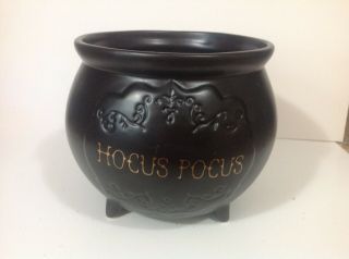 Halloween Rae Dunn Magenta Hocus Pocus Ceramic Witchs Cauldron Candy Bowl 6