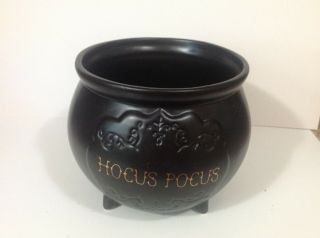 Halloween Rae Dunn Magenta Hocus Pocus Ceramic Witchs Cauldron Candy Bowl 7