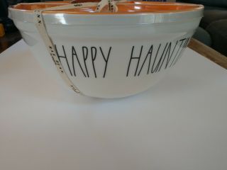 Rae Dunn By Magenta Melamine Halloween Bowls Happy Haunting Boo Spooky