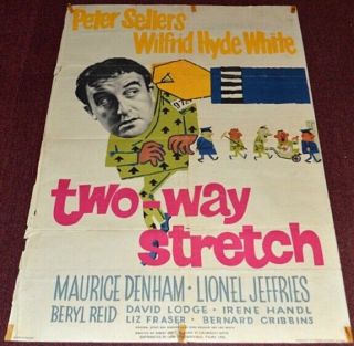 Two - Way Stretch 1960 27x40 British Movie Poster Peter Sellers Comedy
