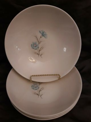 4 Vntg Taylor Smith Taylor Ever Yours Boutonniere 8 - 1/4 " Soup Or Pasta Bowls