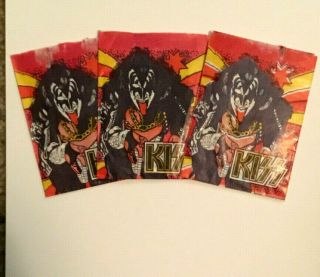 Kiss 3 Packs Monty Cards Holland Ea Pk Contains 3 Cards Vintage 70 