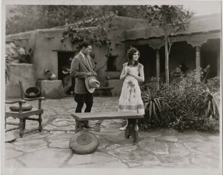 Richard Arlen,  Mary Brian 1926 Scene Still.  Enchanted Hill Linen