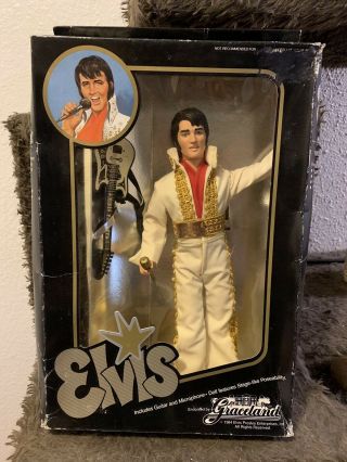 1984 Elvis Graceland Doll Guitar & Microphone Eugene Dolls 21290 12 " 2