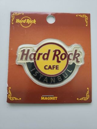 Hard Rock Cafe Istanbul Classic Logo Magnet Never Been Opened.