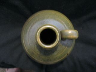 Ben Owen Sr.  Master Potter N.  Carolina Frogskin Handled Jug/Vase,  Mid Century 2