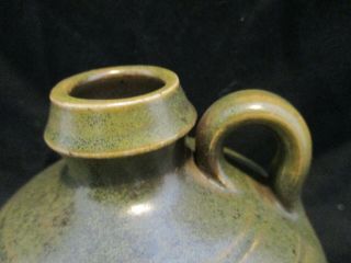Ben Owen Sr.  Master Potter N.  Carolina Frogskin Handled Jug/Vase,  Mid Century 3