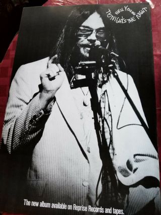 Neil Young Tonights The Night Promo Poster