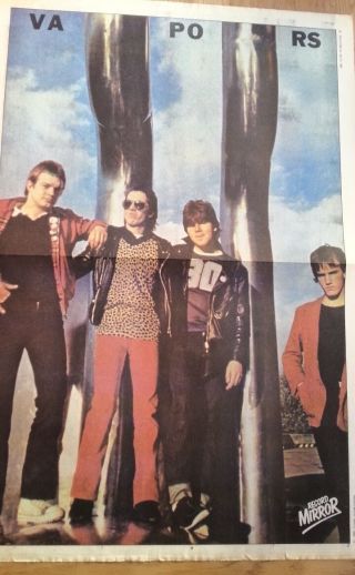 The Vapors Giant Newsprint Poster/ Pin Up 24x16 Inches - Punk