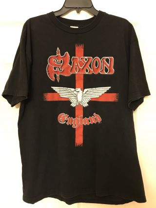 Saxon Rockin America 2004 Official Tour Shirt Size Xl