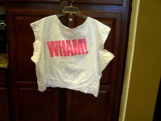 Wham Make It Big Concert Sweatshirt,  C.  1980s,  Sz.  L