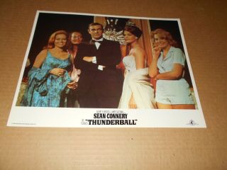 Thunderball James Bond 007 Sean Connery R84 Lobby Card