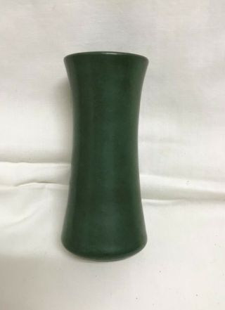 Marblehead Pottery Arts Crafts Mission Matte Green Cabinet Vase Sticker