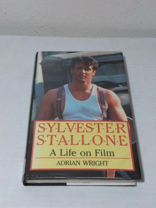 Sylvester Stallone A Life On Film By Adrian Wright 1991 Hardback Book Rare Rambo