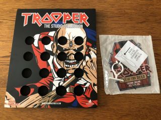 Iron Maiden: ‘trooper’ Bottle Top Collector & ‘day Of The Dead’ Ltd.  Pump Clip