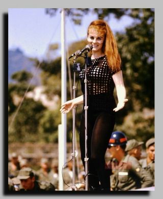 Hv - 0769 Ann - Margret Actress Singer Dancer Vietnam Us Soldiers Army 8x10 Photo Se