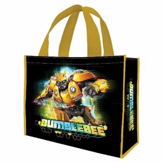 Transformers Bumblebee Movie Image Large Shopper Recycled Tote Bag