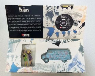 Beatles Corgi Classics Bedford CA Graffiti Van & Hand Painted Metal Figures IOB 2