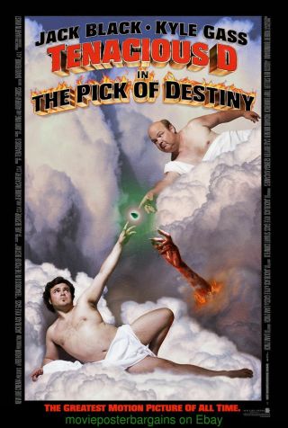 Tenacious D In The Pick Of Destiny Movie Poster Ds 27x40 Kyle Gass Jack Black