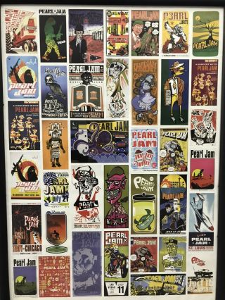 1998 Pearl Jam - Live On Two Legs - Poster