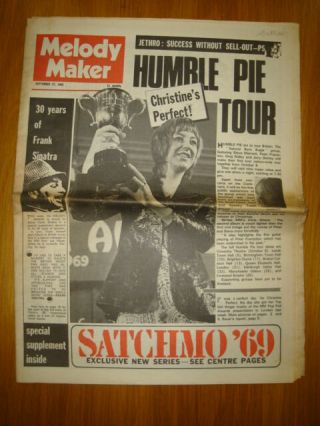 Melody Maker 1969 Sep 27 Humble Pie Sinatra Jethro Tull